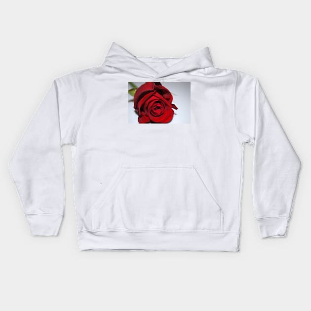 Red rose Kids Hoodie by princess-pirate